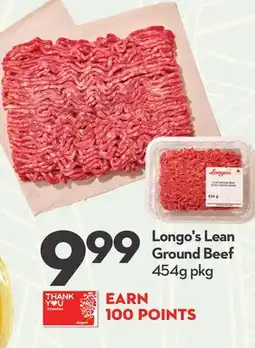 Longo's Lean Ground Beef offer