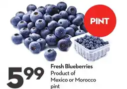 Longo's Fresh Blueberries offer