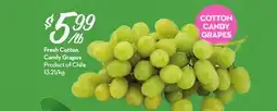 Longo's Fresh Cotton Candy Grapes offer