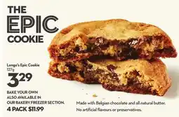 Longo's Epic Cookie offer