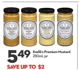 Longo's Premium Mustard offer