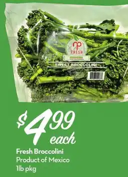 Longo's Fresh Broccolini offer