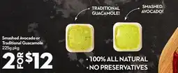 Longo's Smashed Avocado or Traditional Guacamole offer