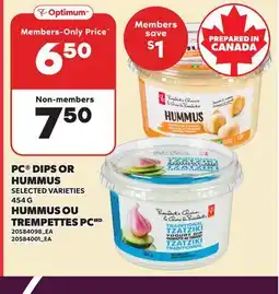 Independent Grocer PC DIPS OR HUMMUS offer