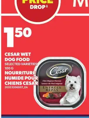 Independent Grocer CESAR WET DOG FOOD offer
