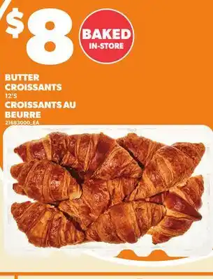 Independent Grocer BUTTER CROISSANTS, 12'S offer