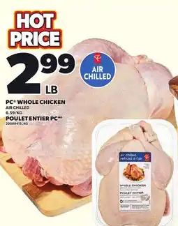 Independent Grocer PC WHOLE CHICKEN AIR CHILLED offer
