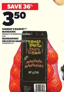 Independent Grocer FARMER'S MARKET MANDARIN, 2 LB offer
