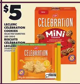 Independent Grocer LECLERC CÉLÉBRATION COOKIES offer