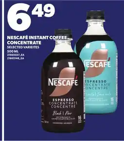 Independent Grocer NESCAFÉ INSTANT COFFEE CONCENTRATE offer