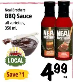 Farm Boy Neal Brothers BBQ Sauce offer