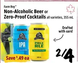 Farm Boy Farm Boy Non-Alcoholic Beer or Zero-Proof Cocktails offer
