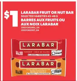 Independent Grocer LARABAR FRUIT OR NUT BAR offer
