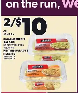 Independent Grocer SMALL RESER'S SALADS, 425/454 G offer
