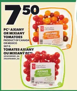 Independent Grocer PC AXIANY OR MIXIANY TOMATOES offer