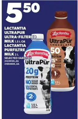 Independent Grocer LACTANTIA ULTRAPUR ULTRA-FILTERED MILK, 1.5 L OR LACTANTIA PURFILTRE MILK, 2 L offer