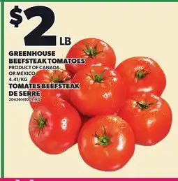 Independent Grocer GREENHOUSE BEEFSTEAK TOMATOES offer