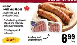 Farm Boy Farm Boy Pork Sausages offer