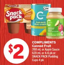 Foodland COMPLIMENTS Canned Fruit offer