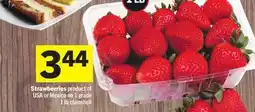 Foodland Strawberries offer