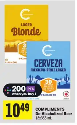 Foodland COMPLIMENTS De-Alcoholized Beer offer