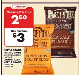 Independent Grocer KETTLE BRAND POTATO CHIPS, 156/198 G offer