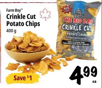 Farm Boy Farm Boy Crinkle Cut Potato Chips offer