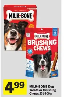 Foodland MILK-BONE Dog Treats or Brushing Chews offer