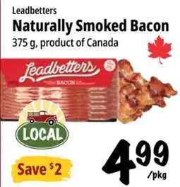 Farm Boy Leadbetters Naturally Smoked Bacon offer
