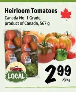 Farm Boy Heirloom Tomatoes offer