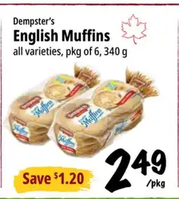 Farm Boy Dempster's English Muffins offer
