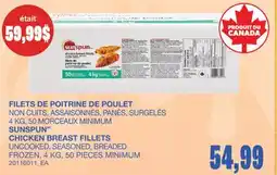 Wholesale Club FILETS DE POITRINE DE POULET, 4 KG offer