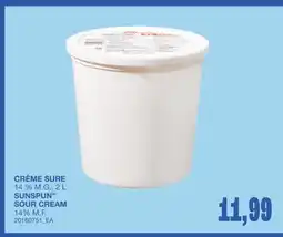 Wholesale Club CRÈME SURE 14% M.G offer