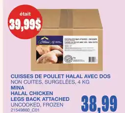 Wholesale Club CUISSES DE POULET HALAL AVEC DOS offer