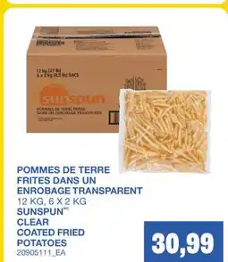 Wholesale Club POMMES DE TERRE FRITES DANS UN ENROBAGE TRANSPARENT, 12 KG offer