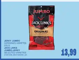 Wholesale Club JERKY JUMBO offer