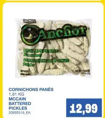 Wholesale Club CORNICHONS PANÉS offer