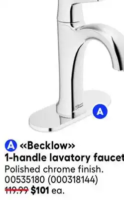 RONA American Standard Becklow 1-handle lavatory faucet offer