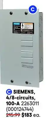 RONA SIEMENS, EATON and SCHNEIDER electrical panels offer