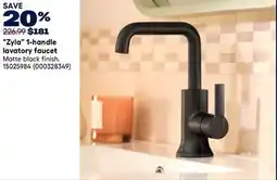 RONA MOEN Zyla 1-handle lavatory faucet offer