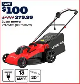 RONA CRAFTSMAN Lawn mower offer