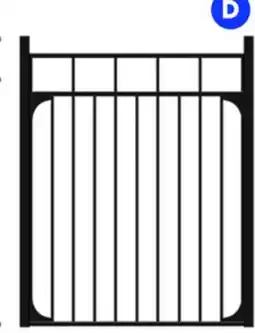 RONA Imperial Kool-Ray ornemental fence sections and gates offer