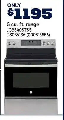RONA GE APPLIANCES 5 cu. ft. range offer