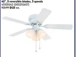 RONA Landon & Co 42, 5 reversible blades, 3 speeds offer