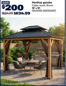 RONA Hardtop gazebo offer