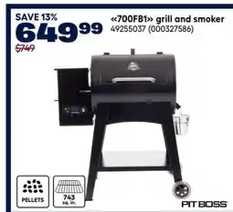 RONA 700FB1 grill and smoker offer