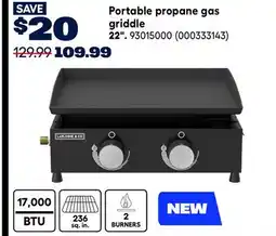 RONA LAFLAMME & CO Portable propane gas griddle 22 offer