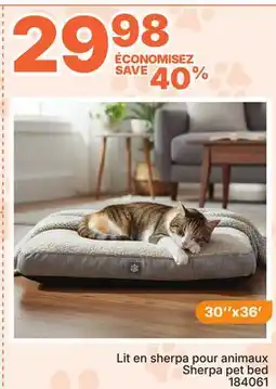 Rossy Sherpa pet bed offer