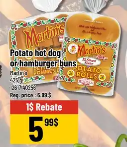 Mayrand Potato hot dog or hamburgers buns offer