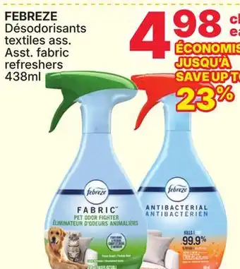 Rossy FEBREZE Asst. fabric refreshers offer